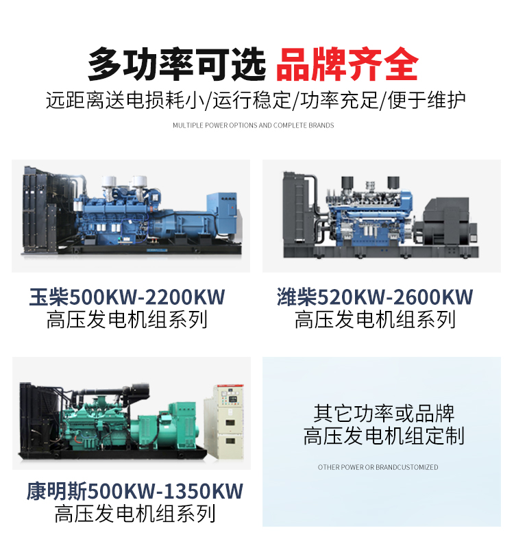 高壓輸出型發(fā)電機組 \